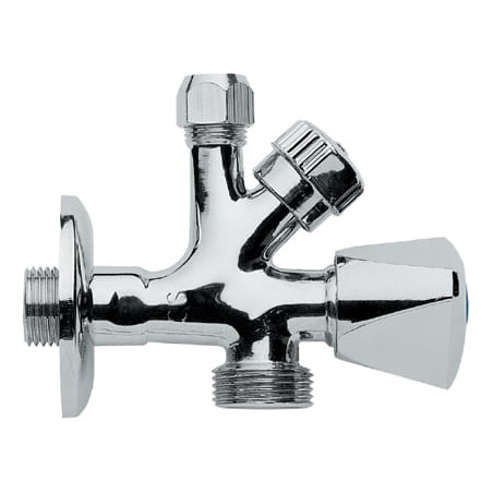 Zawór  1/2"x3/4"x3/8"kombinowany/DIAMOND